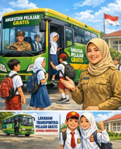 Angkutan Pelajar gratis