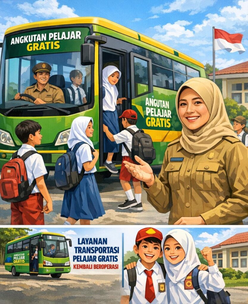Angkutan Pelajar gratis